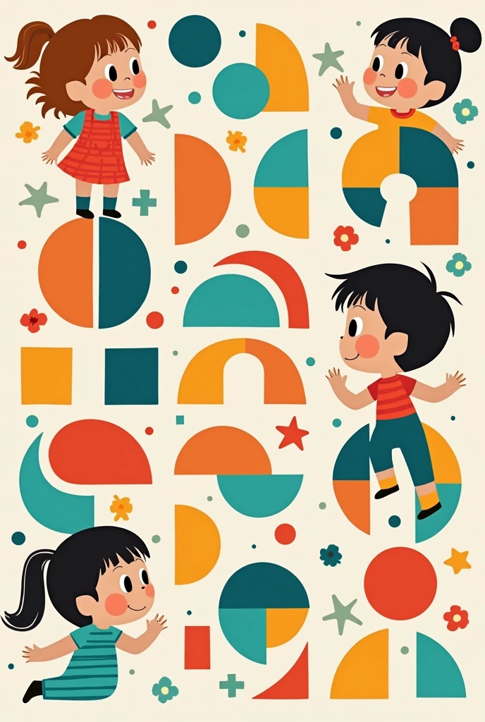 Pattern Recognition: Series of shapes or colors where children need to identify the next item in the sequence.