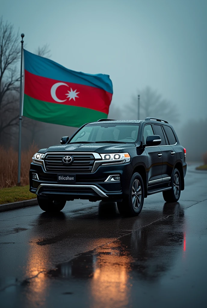 Toyota Land Cruiser, 4.6 L, 2018 model ıslak asfalt rengi Azərbaycan payraq 🇦🇿olsun 