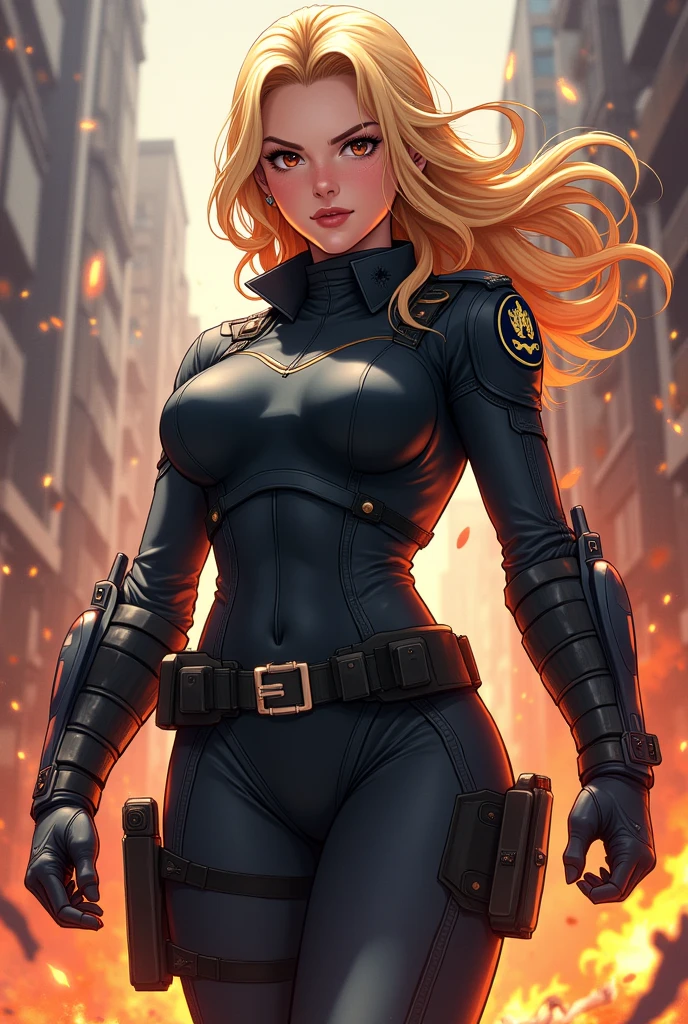 Yankee girl Special Attack Uniform Big Breasts Blonde