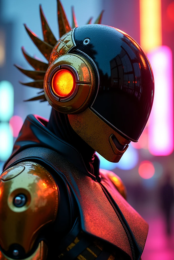 Daft punk version Pineapple helmet