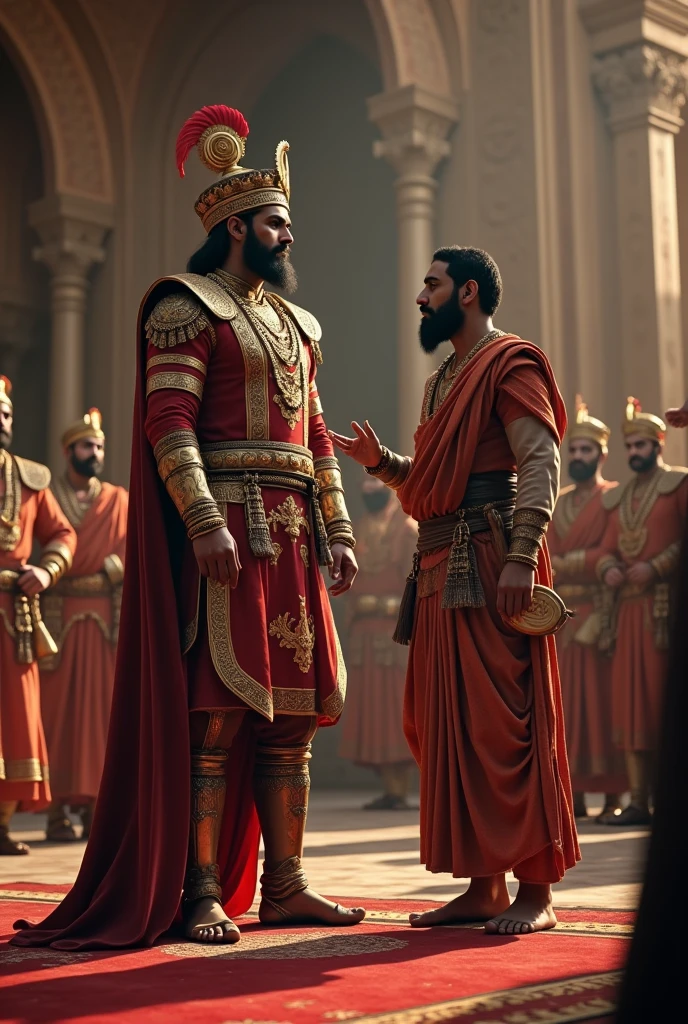 in 3d , "Prithviraj Chauhan, a powerful king, did not support the Chalukyas against the invader Muhammad Ghori, despite his minister Kadambavasa advising him to do so" 