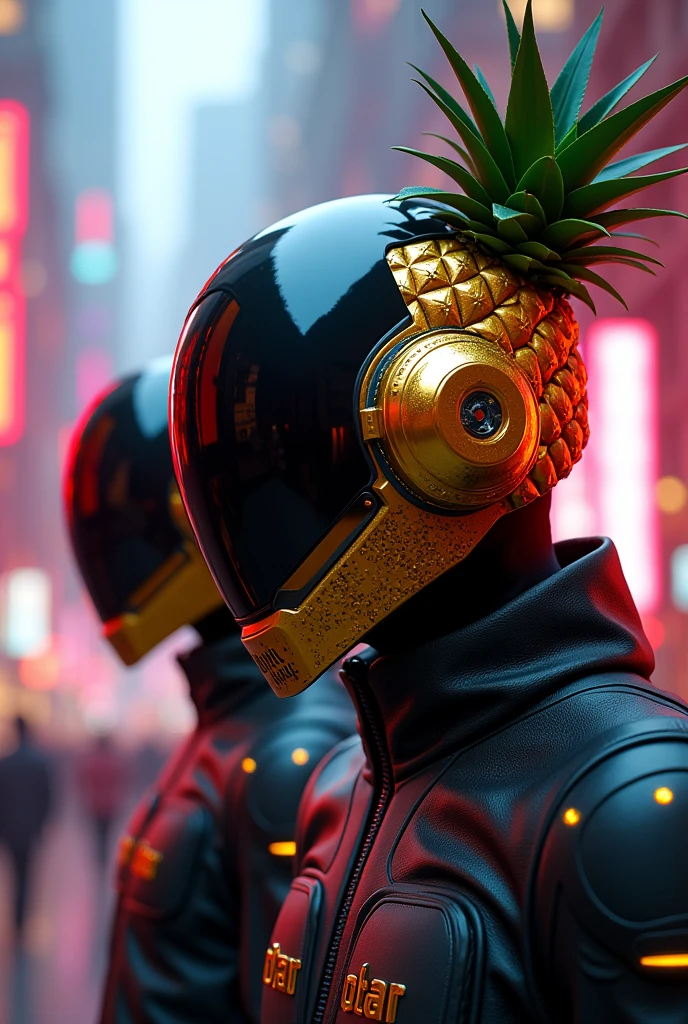Daft punk version Pineapple helmet
