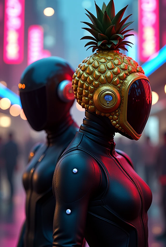 Daft punk version Pineapple helmet