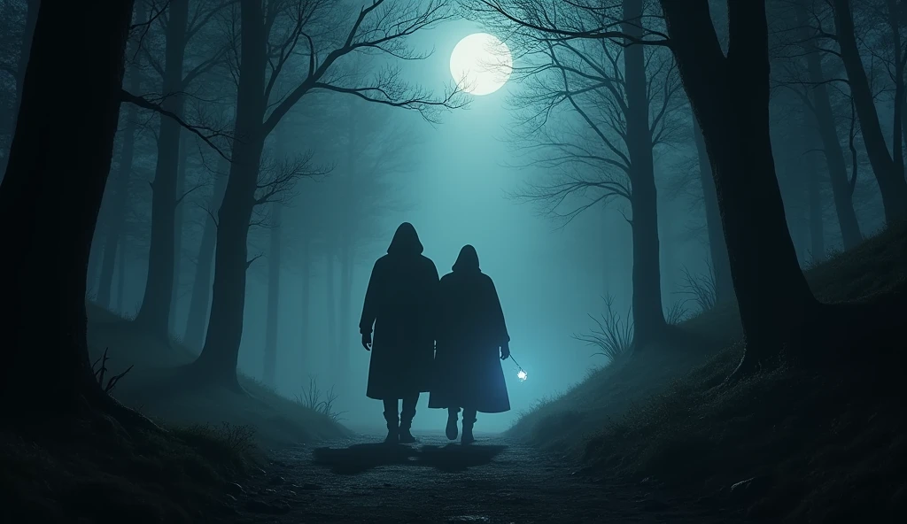 Fade out as they disappear into the night, with the relic’s power safely hidden.