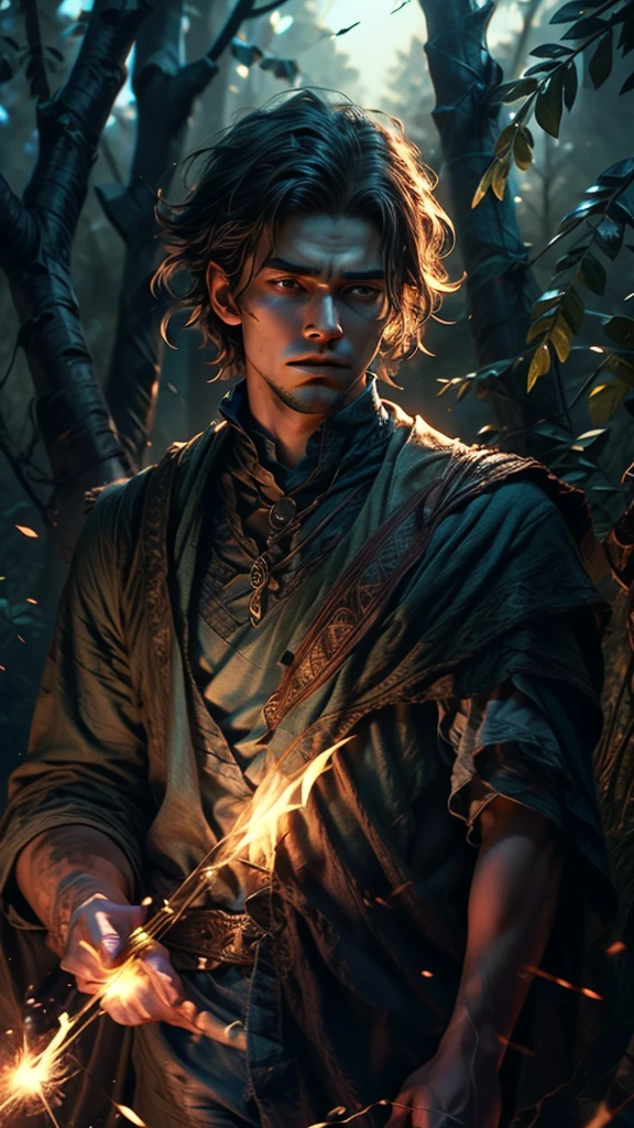 Ember's fur bristled, but he pressed on, his glowing yellow eyes cutting through the darkness. He could hear the whispers now, soft and insidious, beckoning him deeper into the woods. But Ember was not afraid. He knew these voices were not of the