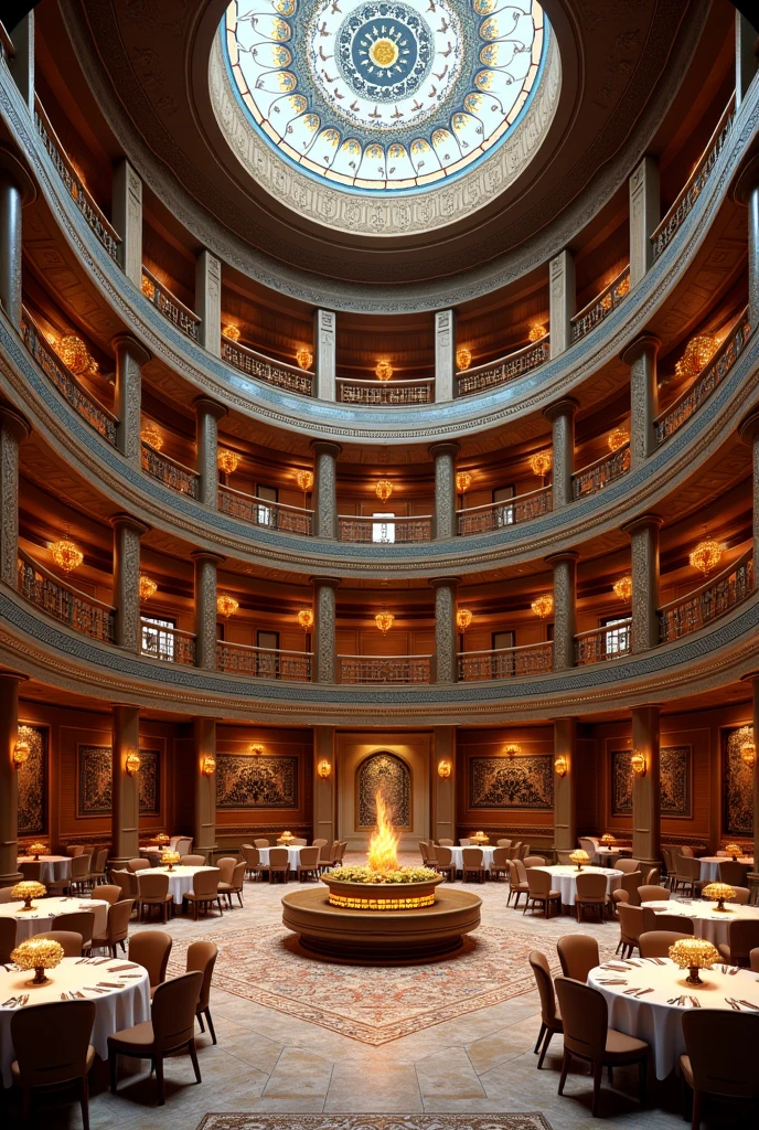 National restaurant in uzbekistan, 4 floors name is "MAJNUNTOL"