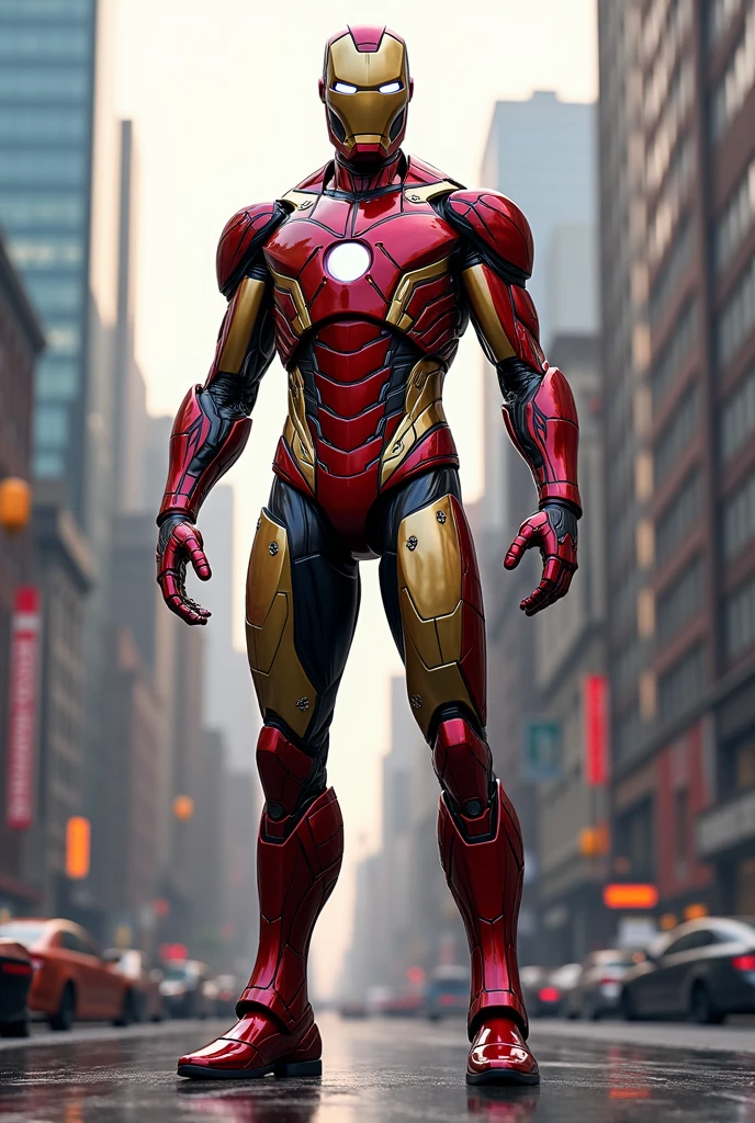 Iron man and spider man mixed