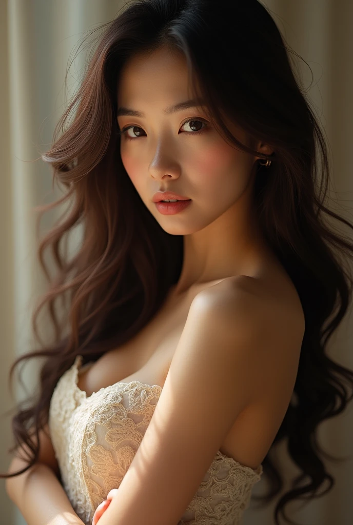 Brown Hair、long hair、Beauty、live-action、Large Breasts、Asia、sexy