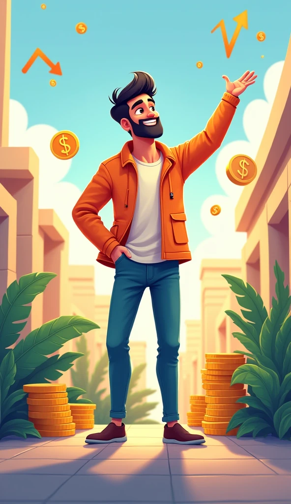 Viral real cartoon in 4K quality create in the style of digital illustration, Rahul sensibly invested his hard-earned money in the stock market and mutual funds. Initially there was a slight concern, but soon she began to see results. Along with the investment gains from home, he also made a huge profit from external investments. Rahul's story proved that with the right strategy, you can strengthen your financial position by investing from both home and outside. 
Inspired by this journey of success, you too can see a change in your investment plan.