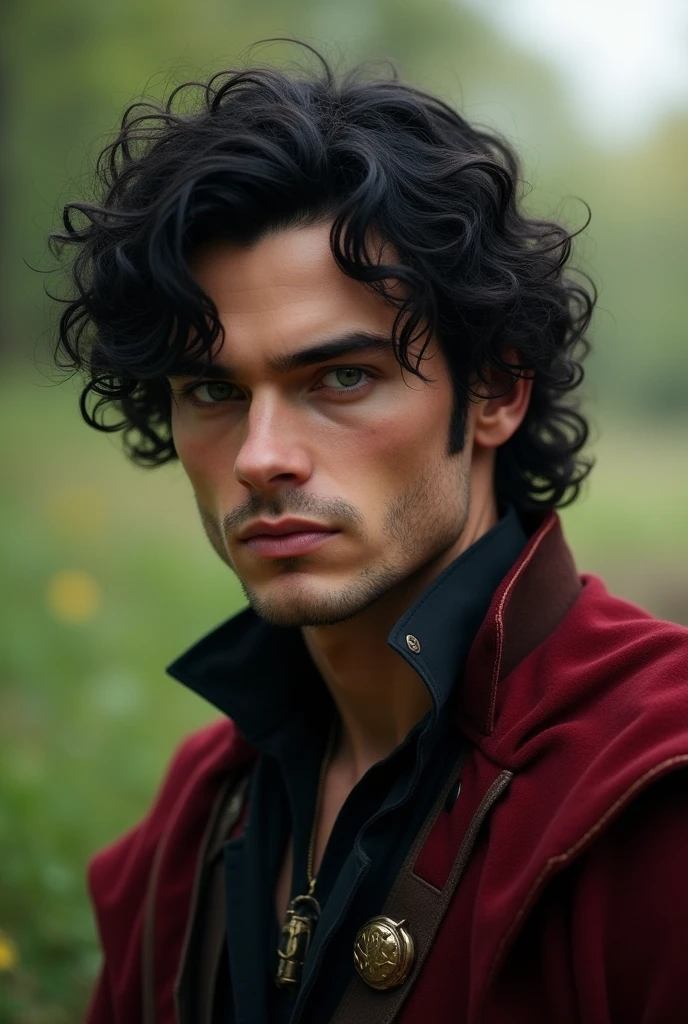Duncan Thorn, It has the typical characteristics of Thorn.: slightly tanned skin, Black hair falling in soft curls., has the thickest curls, and deep green eyes.2,Duncan is the silent and taciturn. He is a man of few words, preferring action to conversation. Duncan is incredibly strong, both physically and mentally, and is often considered the family's executor. He is deeply loyal to his siblings and would do anything to protect them..