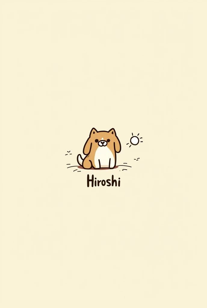 我想要畫面中有出現Hiroshi美犬
可愛版的Hiroshi美犬
不要太複雜簡約一點
有手繪的感覺
簡單幾筆劃就好
然後旁邊放上「Hiroshi」The artistic word composition is complete and artistic.