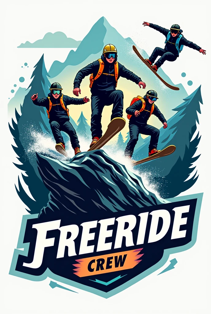 Image or logo about the freeride crew team