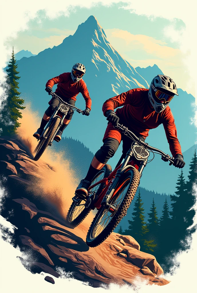 Image or logo about the freeride crew team (downhill)