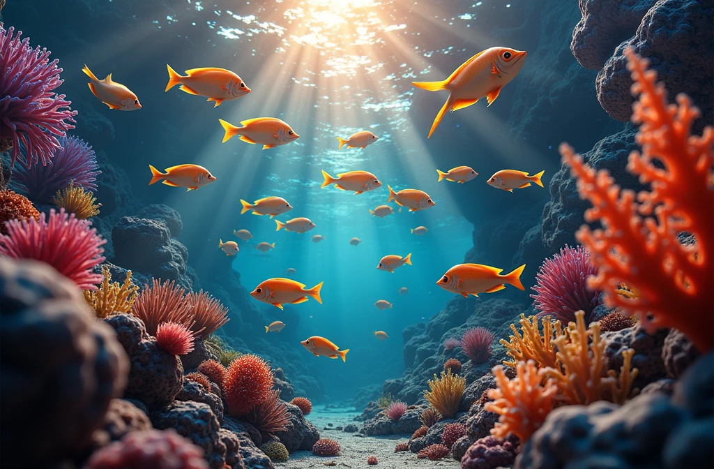 There are many fish swimming together in the sea, Underwater scenery, Underwater ocean, Underwater World, Underwater scenery, see Fish swimming, Underwater scene, Amazing depth, Fish swimming, Life Underwater, Underwater landscape, Coral Reef, 热带Coral Reef, Coral Reefs, seabed, Underwater landscape, 在seabed, colorful Coral Reef, Underwater light, seabed environment, Colorful fish