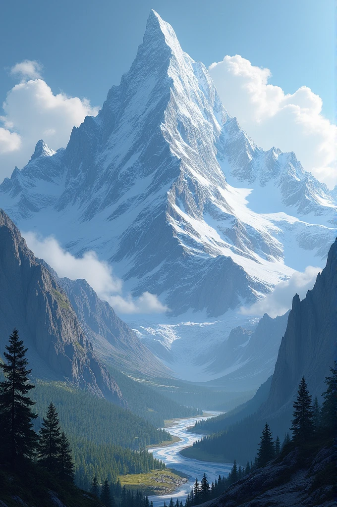 High mountains
