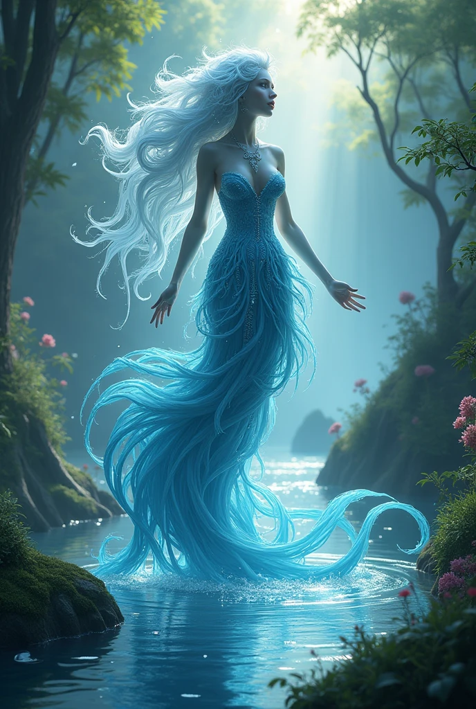 Water Princess, Genshin Impact bald impact style