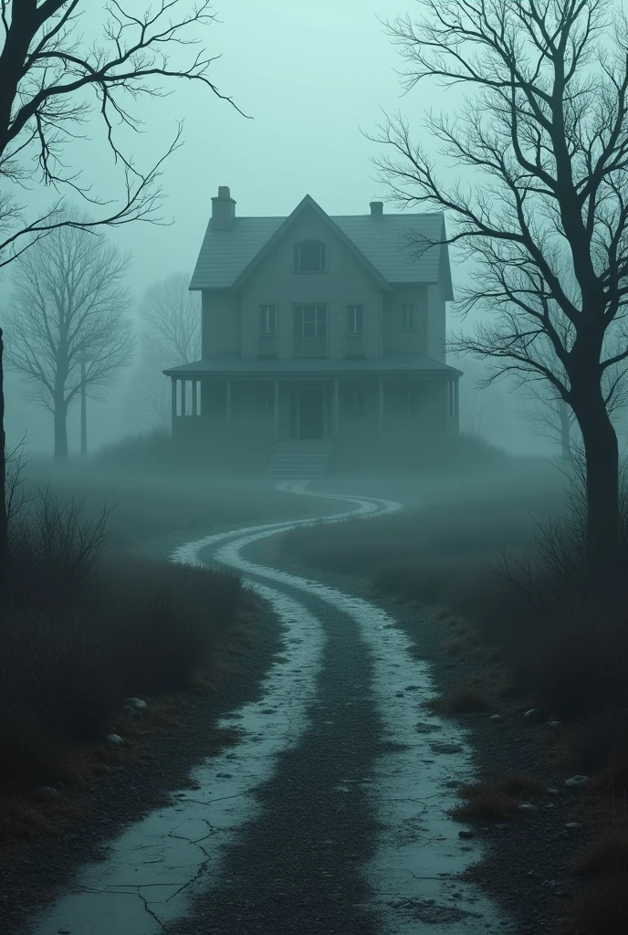 Ghost road and house