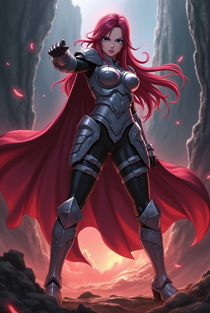 Erza de fairy tails en couche
