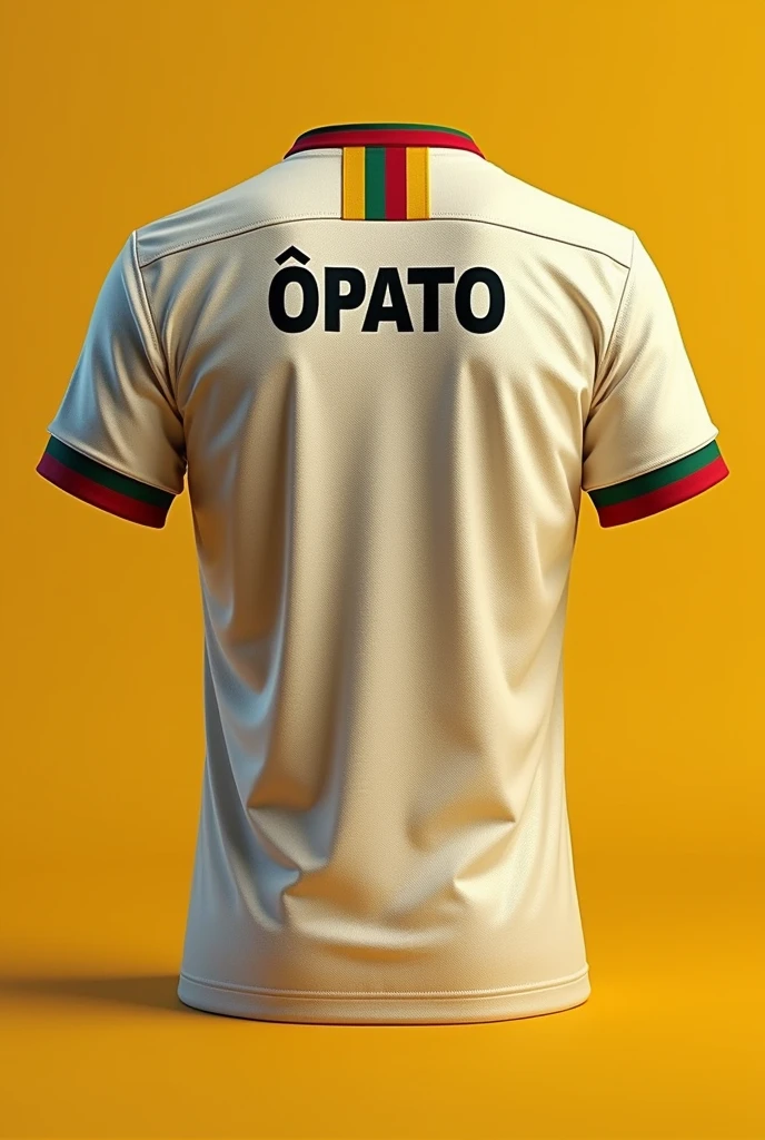Create a zimbabwe jersey and label it as ♛Pato♠ in the back! The jersey should be cream