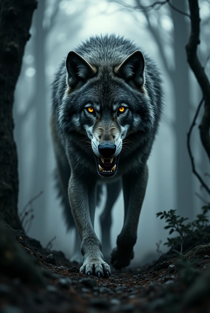 Danger wolf in a Arya with black sacar