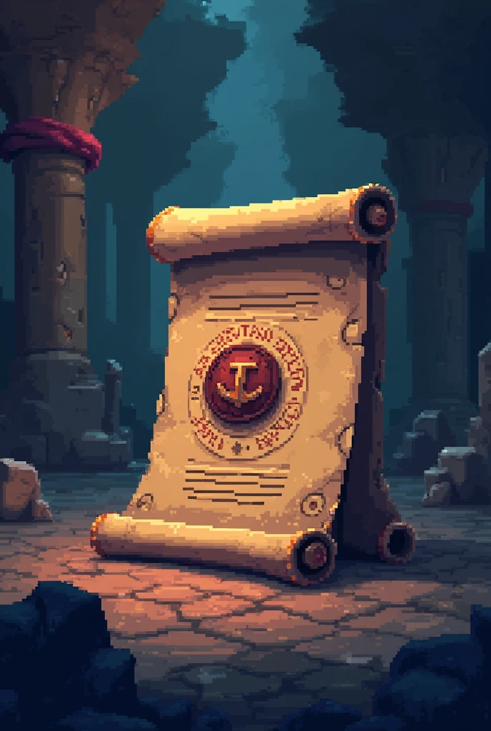 You can draw the famous disk called secret document from the mobile game Arena Breakout in pixel ART style