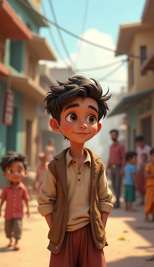*Character Development Prompt:** Write a backstory for Javed. What events in his life led him to be so kind and selfless despite his poverty? cartoon animation
