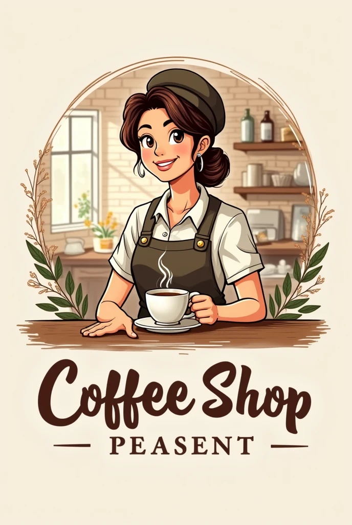 Create a coffee shop logo