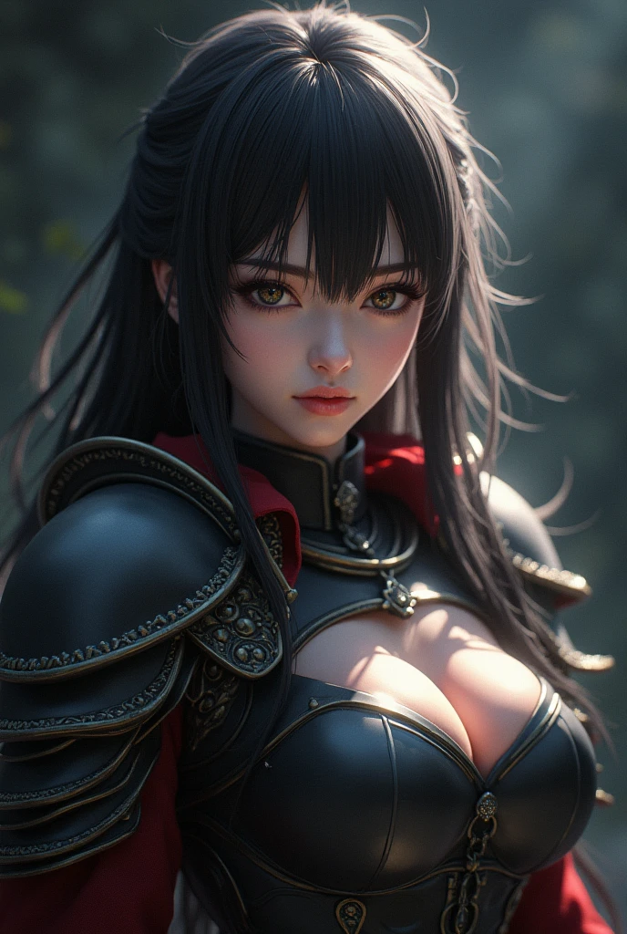 (best quality,4k,8k,highres,masterpiece:1.2),ultra-detailed,(realistic,photorealistic,photo-realistic:1.37),1girl,beautiful detailed eyes,beautiful detailed lips,extremely detailed eyes and face,longeyelashes,paladin,yukari akiyama girls und panzer,fantasy,dark,dramatic lighting,dramatic angle,dramatic pose,dramatic expression,dark fantasy,dark atmosphere,hentai