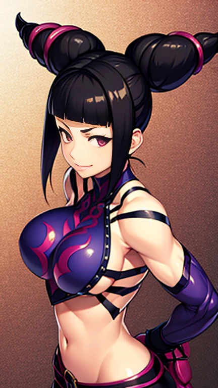 Juri han has large breasts 