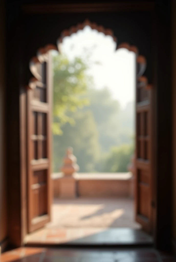 Indian window blured