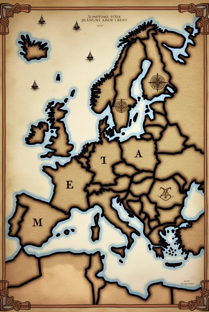 You can make an old map of Europe in 1330?