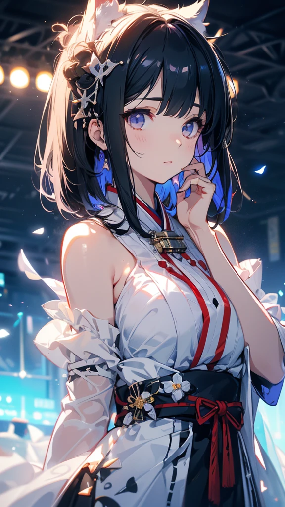 (8K, RAW photos, best quality, masterpiece:1.2), lexistdexist (Azur Lane), fantasy_world, 1 girl, (Egiosar:1), Lovely, senility, (Japanese Pop_Idol), Delicate and beautiful skin, Huge breasts, Animal ears, Black Hair, Cat ears, Gray eyes, short hair, sad hand exist own Face, (Reality:1.8), Key Points_exist_Face, look down, Raise your arms, Sunshine Milk, professiexistal lighting, photexist mapping, Radiosity, Physically Based Rendering, daytime, outdoor,