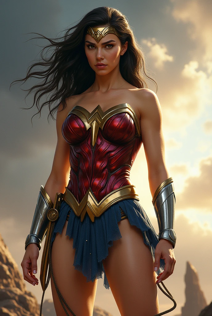 Wonder Woman Looking Down