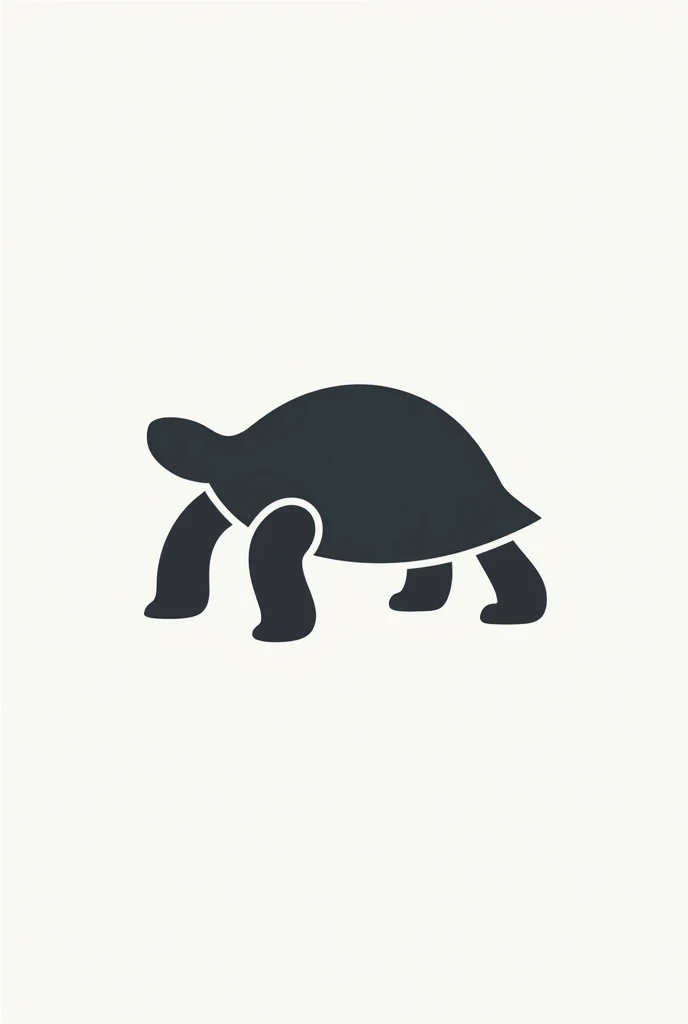 I need you to help me create a logo for a luxury yacht tour execution service in the Galapagos.
I want this logo to represent the security of execution that is behind the sale.. Let the symbol be clear and minimalist, referencing both the silhouette of a Galapagos tortoise and objects related to "the execution of a yacht trip". I would like it to be in iron colors 
