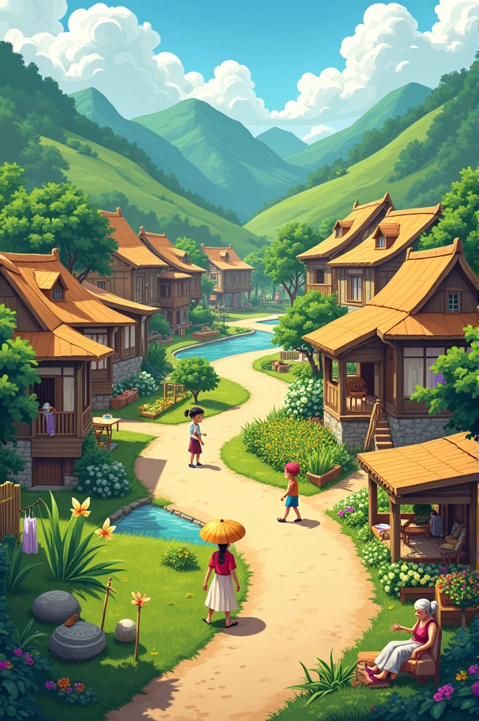 Village life video