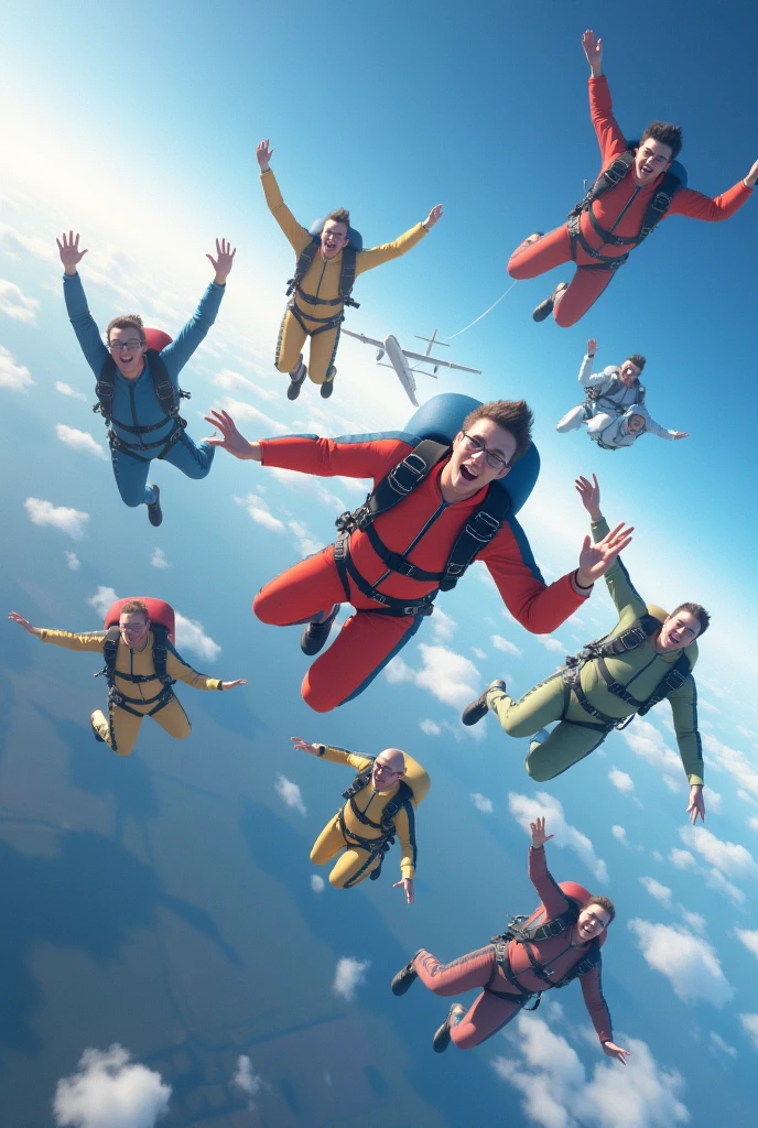 Lots of crazy people jump out of planes
