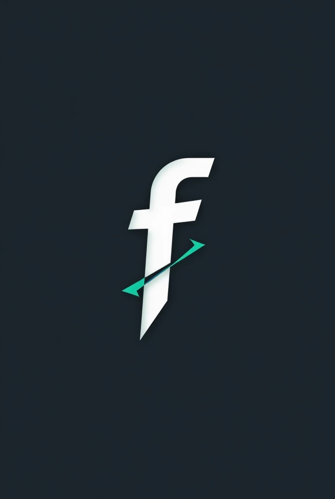 A logo for a cap brand featuring the letter 'F' in a modern, urban typeface. The 'F' should be bold and stylized, with a design that transmits energy and freshness but at the same time very urban