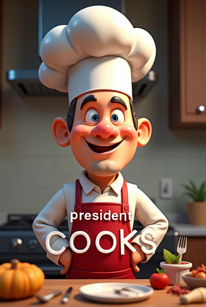 President coocks YouTube cooking channel logo