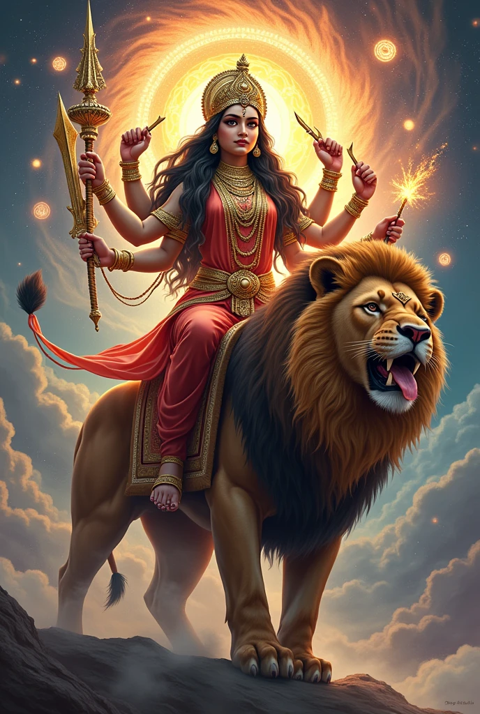 Maa durga drive the lion 