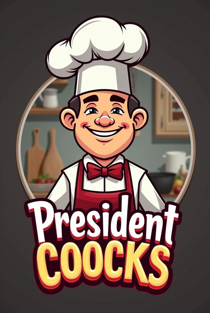 President coocks YouTube cooking channel logo