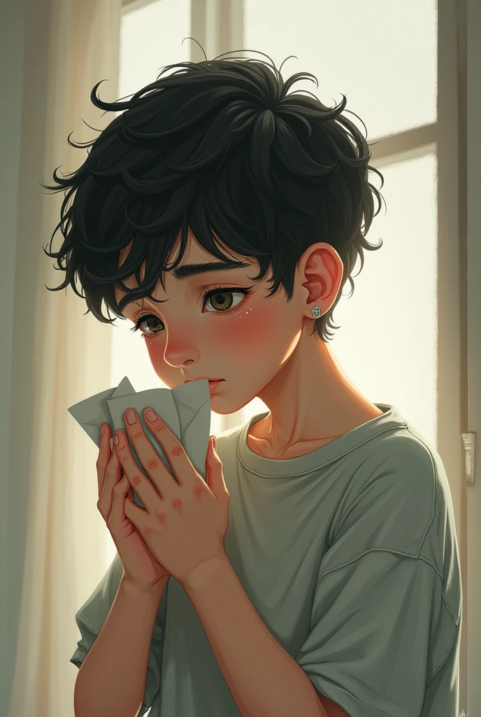 A cute boy who got his heart broken