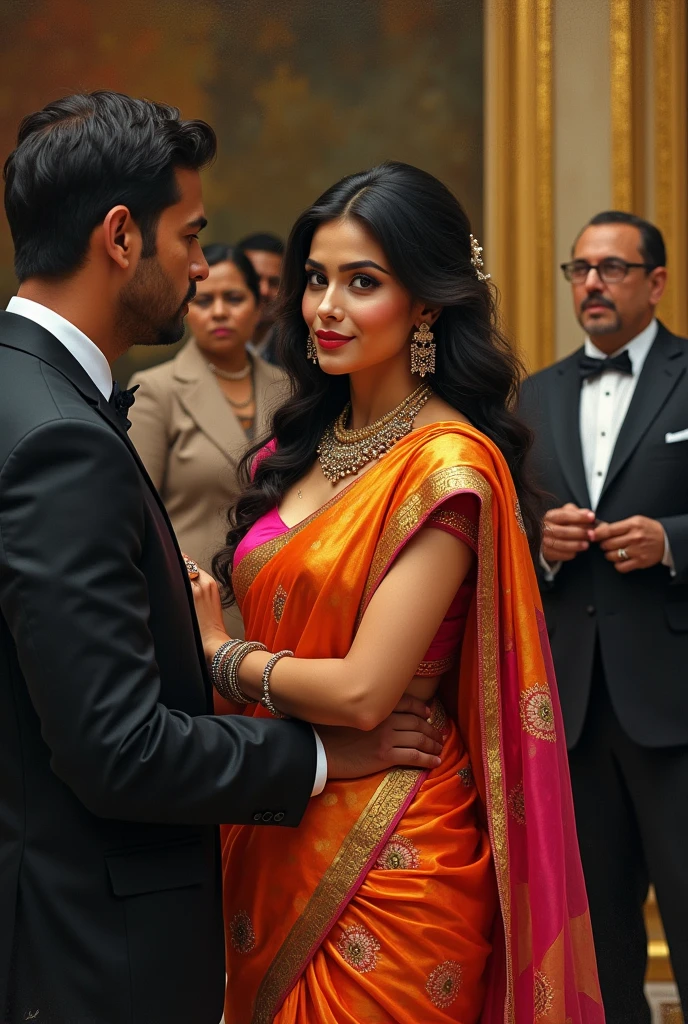 Indian beautyful hot girl in sharee with big boss and ass