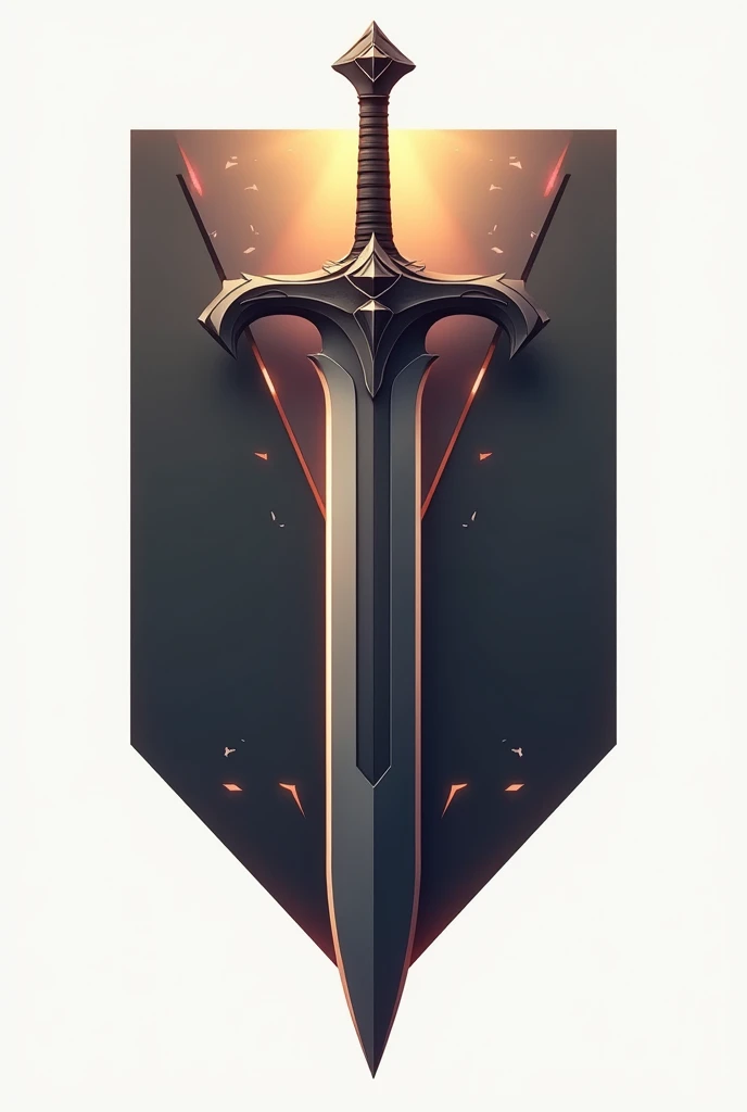 Simple Logo for my shop that sells creatively and visually appealing designed weapons