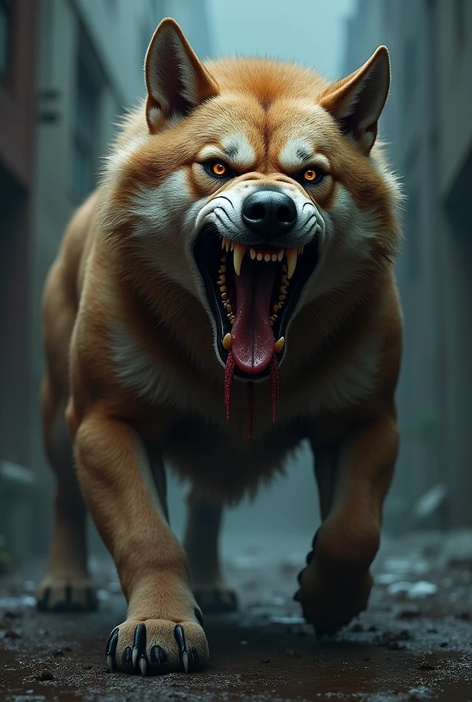 dog angry