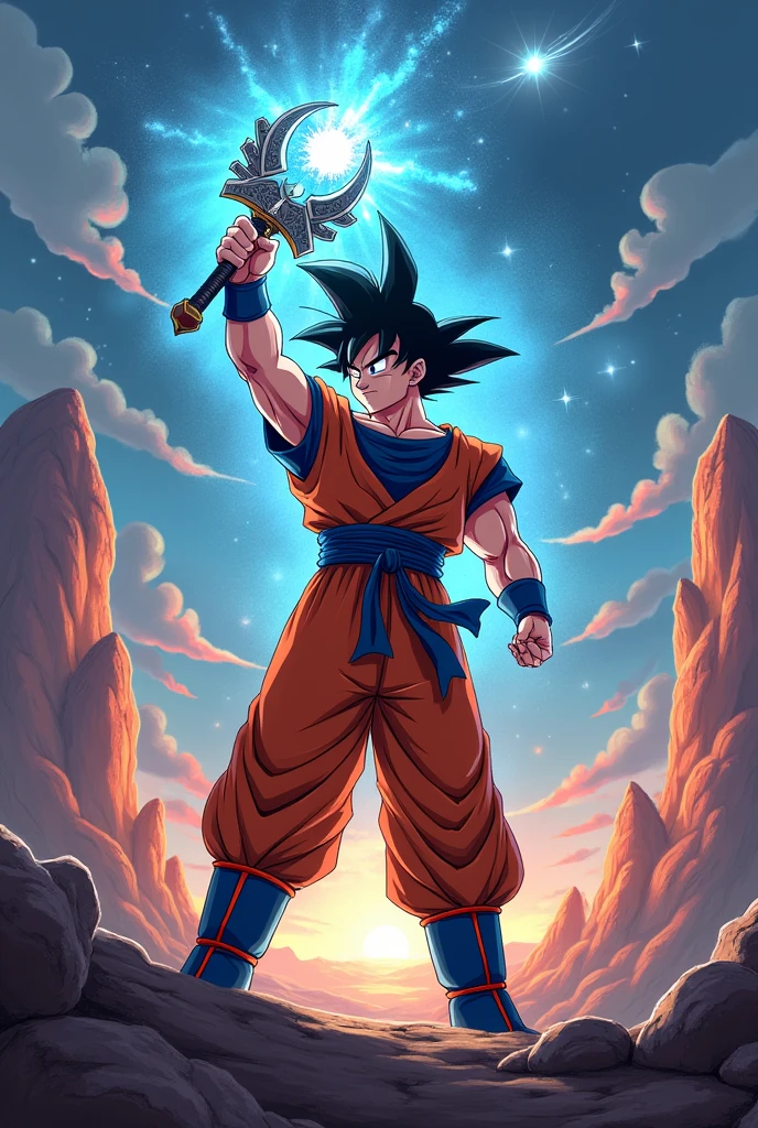 Goku using a ceibalita