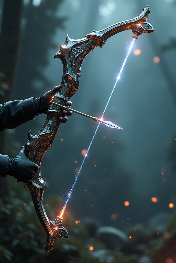 A bow and arrow that resembles Katniss Everdeen&#39;s from The Hunger Games and is similar to the bows of Apollo and Eros, with some bows containing fire, water, and poison. 