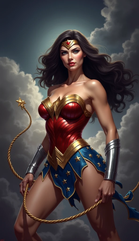 Wonder woman full body view.
