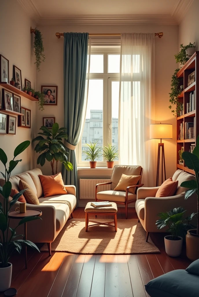 room of a family residential complex

