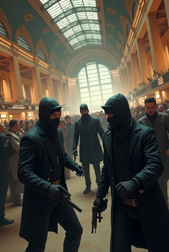 Robber railway stations