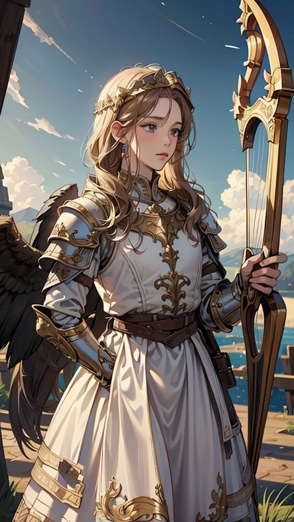(Very detailed, Faceless, Portrait of an unhelmeted Renaissance soldier in heaven: 1.2),
Delicate yet expressive features, Mysterious Aura, Divine Brilliance, Exquisite armor detailing, Worn-out texture, break, Celestial Background, Mysterious Clouds, Golden Hello, Gentle angels playing the harp, Floating Angel, Heavenly landscape, Avant-garde perspective, Immersive Creation, Different worldly feel.
This Faceless Renaissance soldier portrait, Walking confidently in heaven, It exudes a mysterious charm. Despite being homeless, His intricately designed armor has a subtle glow., Different world